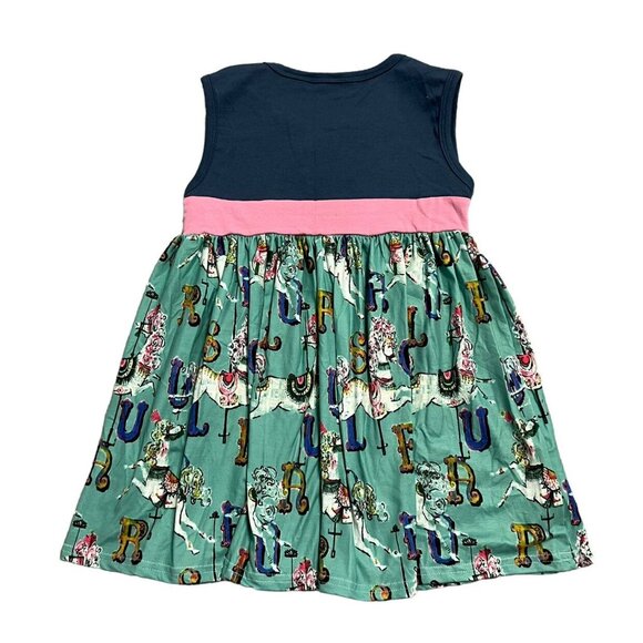 Royal Roe 3-4T Handmade Carousel Horse Tunic Dress & Pants Set - Picture 9 of 9